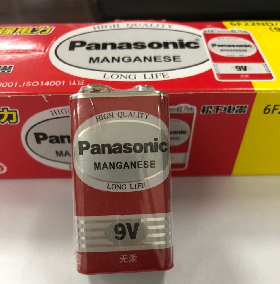 Pin vuông Panasonic 9V cho micro không dây - Pin 9V Panasonic