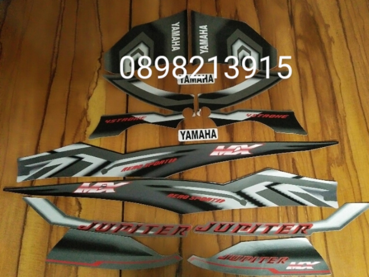 BỘ TEM JUPITER MX MÀU ĐEN