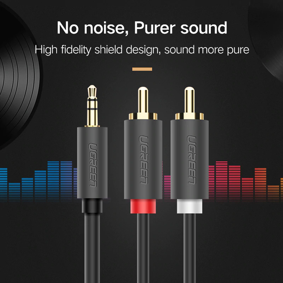 Cáp Audio 1 ra 2 dài 1,5M Ugreen 10511