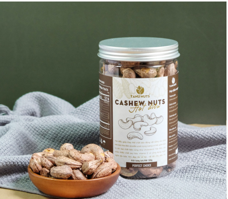 Hạt Điều Rang Muối TANU NUTS - Điều Bình Phước 500gr [hàng test không bán]