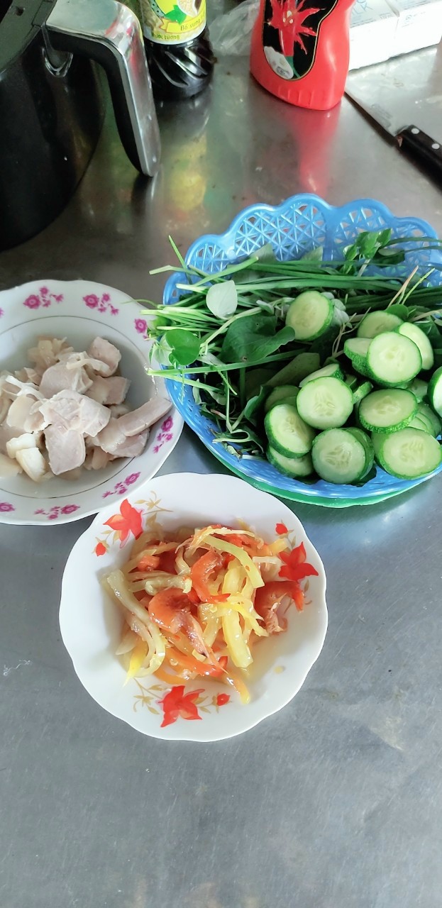 hũ 500gr mắm (tôm) tép trộn đu đủ.
