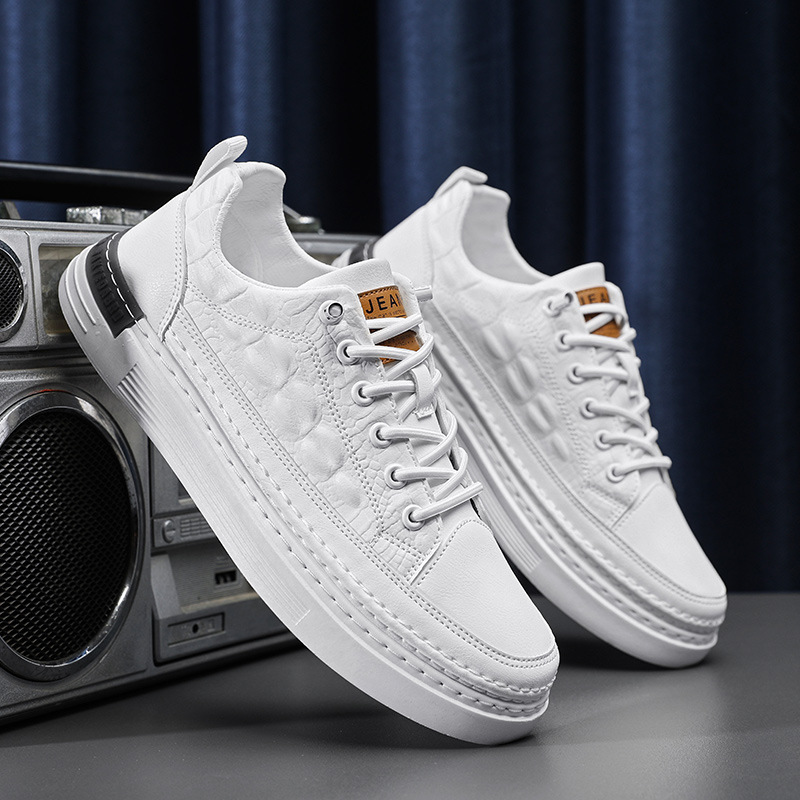 [ FREESHIP ] Giày Sneaker Nam, Giày Nam Da Cá Sấu - Fullbox