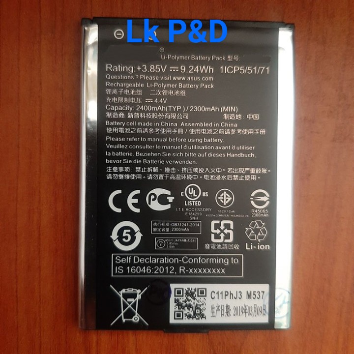 Pin Asus Zenfone 2 Laser 5.0