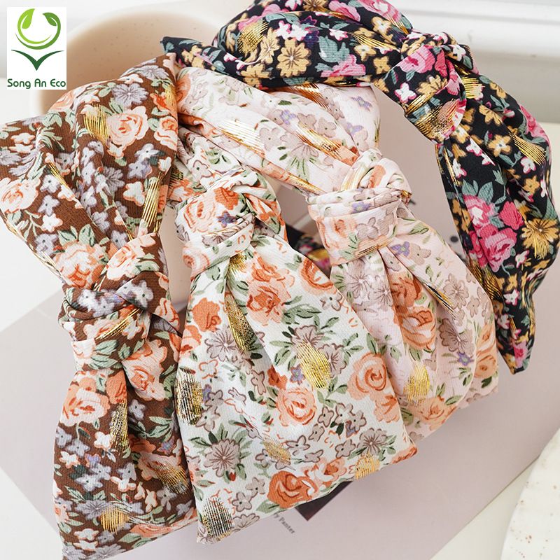 Bờm cài tóc vintage kiểu nơ dễ thương BN121