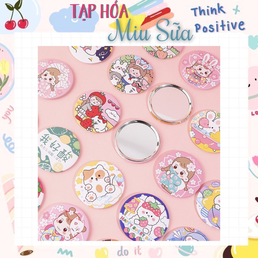 Gương mini bỏ túi cute dễ thương - MiuSua