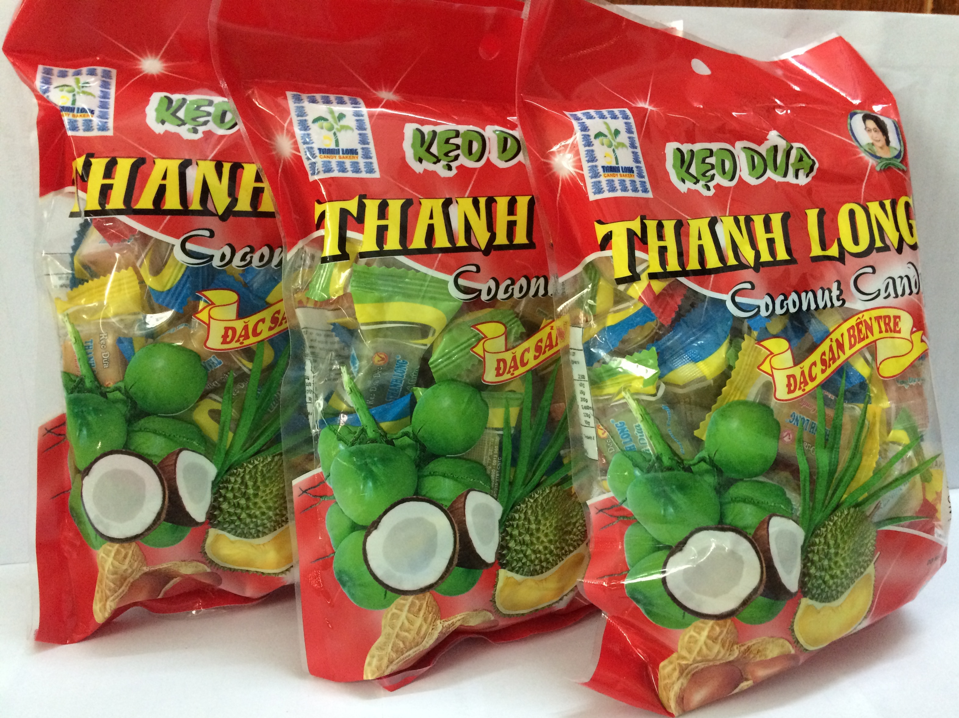KẸO DỪA THẬP CẨM HIỆU THANH LONG 450GR