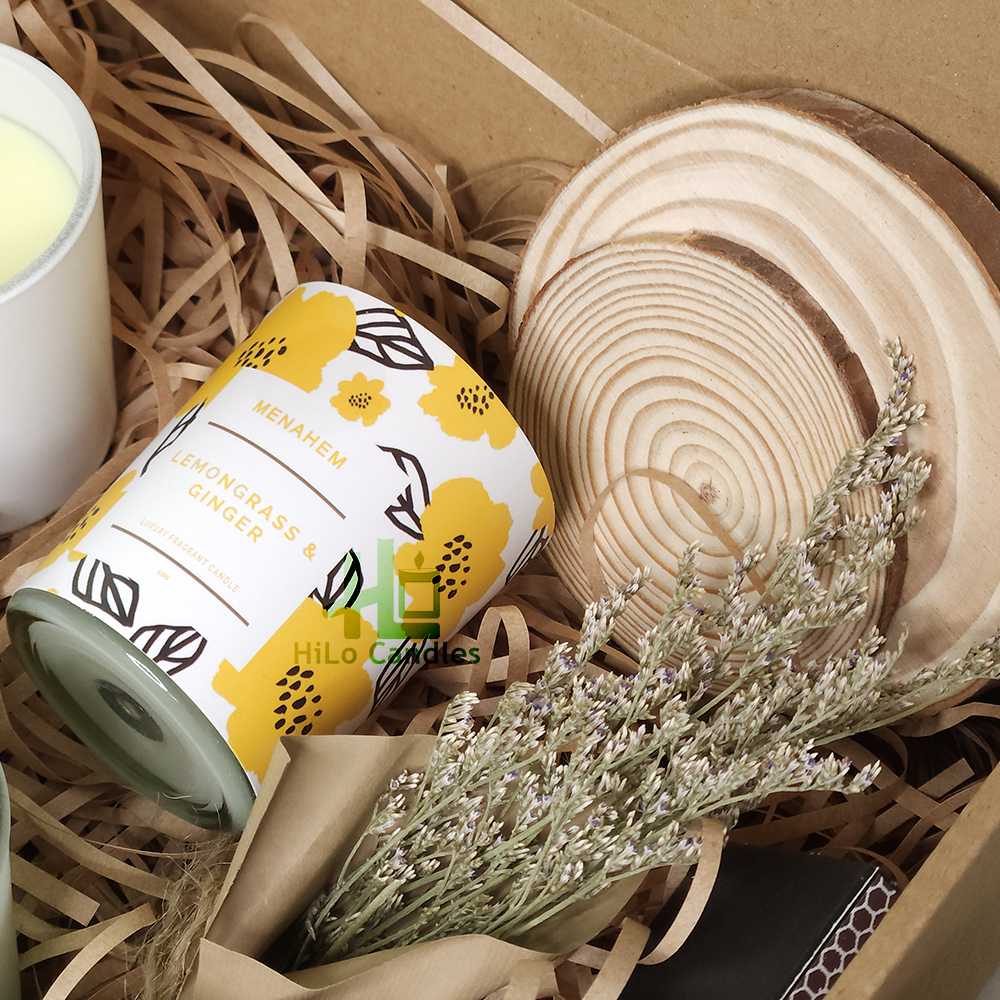 SET QUÀ TẶNG Sinh Nhật Tốt Nghiệp Năm Mới - Nến Thơm Aroma Menahem - HiLo Candles