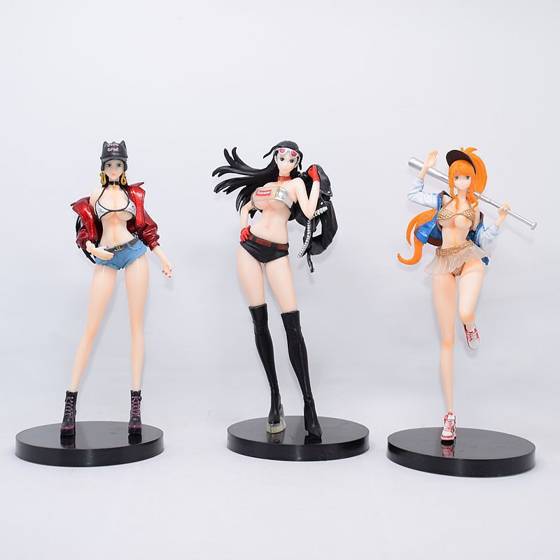 Mô hình Onepiece: Nami - Robin - Boa Hancock 18cm siêu hot