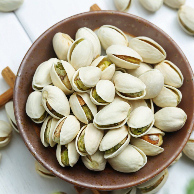 Hạt Dẻ Cười Mỹ Rang Muối kh&ocirc;ng tải trắng 500g