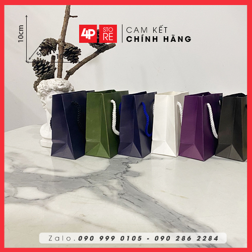 10 TÚI GIẤY KRAFT 10 X 10 X 5CM [ NHIỀU MÀU ] Q7