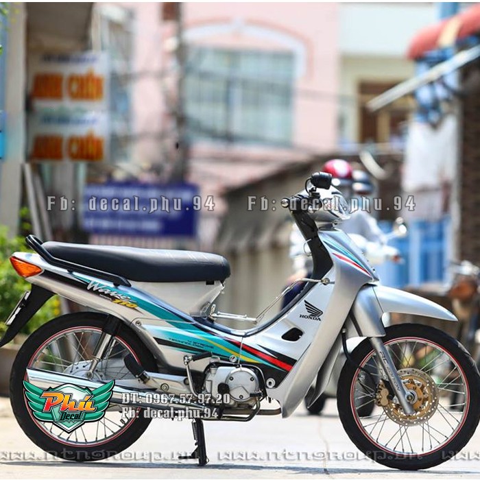 Tem rời Wave nhỏ bạc (P) - mẫu mã đa dạng - chi tiết sắc nét - nhận làm Tem rời theo yêu cầu