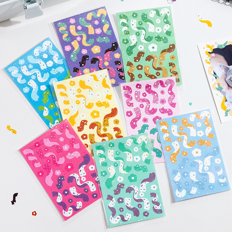 Sticker Cầu Vồng Ruy BĂNG hOA