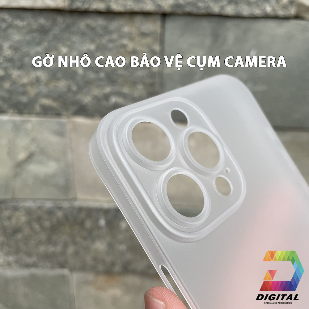 Combo 2 Ốp Lưng Trong Nhám Unibody iPhone 14 Pro Max Siêu Mỏng