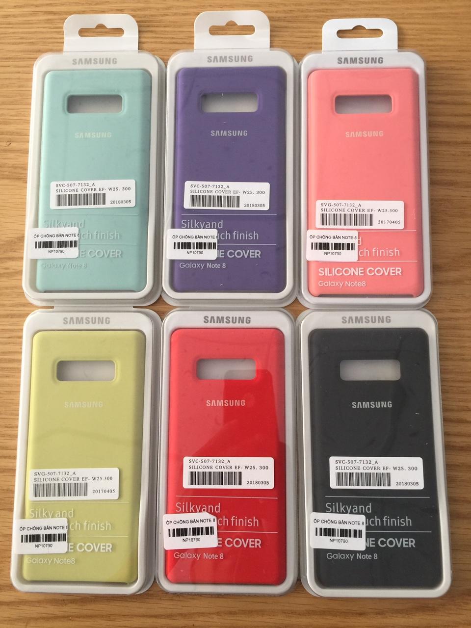 Ốp lưng silicone Cover Galaxy Note 8 chống bám bẩn