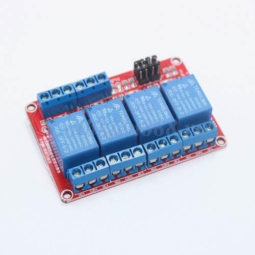 Module 4 Relay 5VDC(opto kích mức cao)