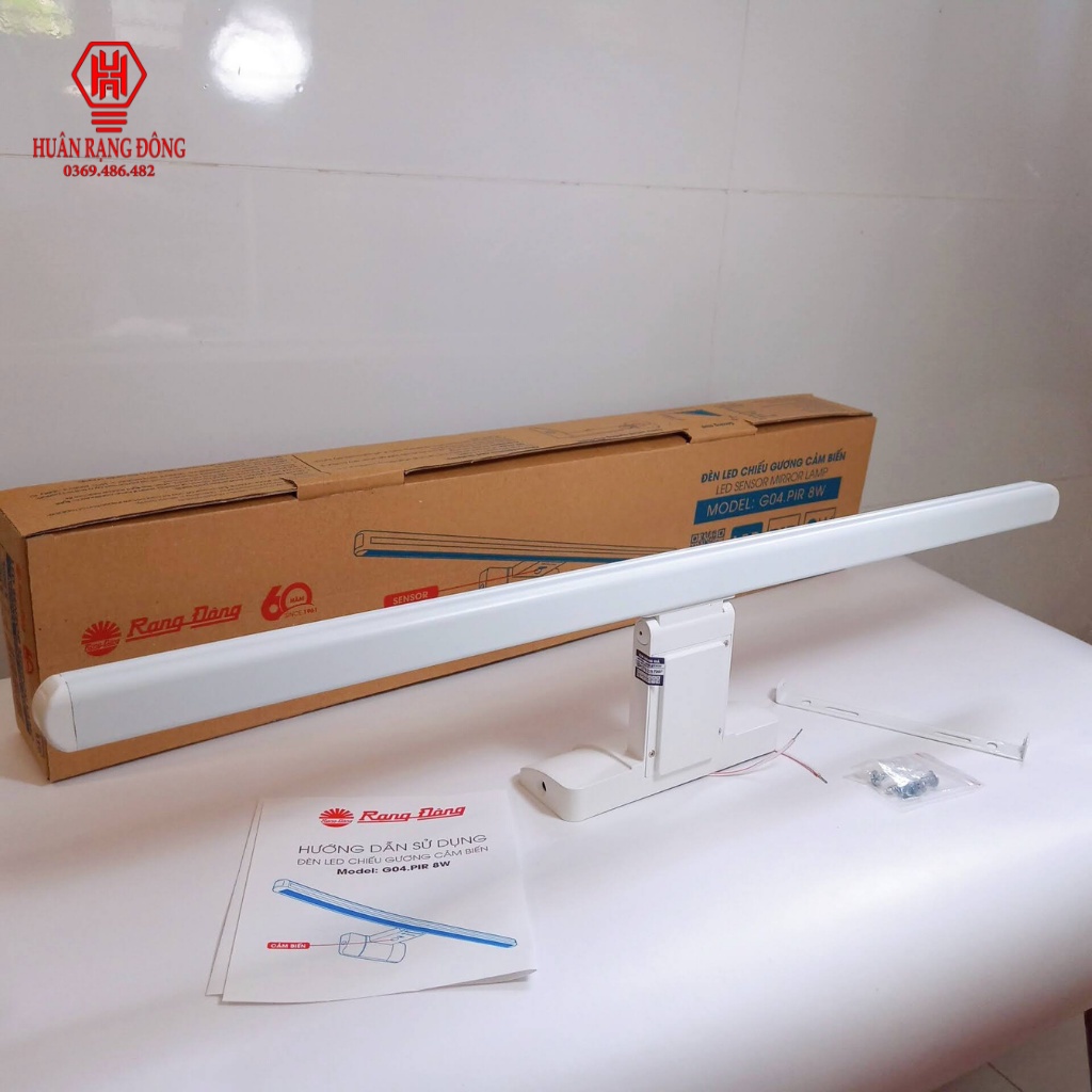 Đèn chiếu gương, chiếu tranh cảm biến Rạng Đông.