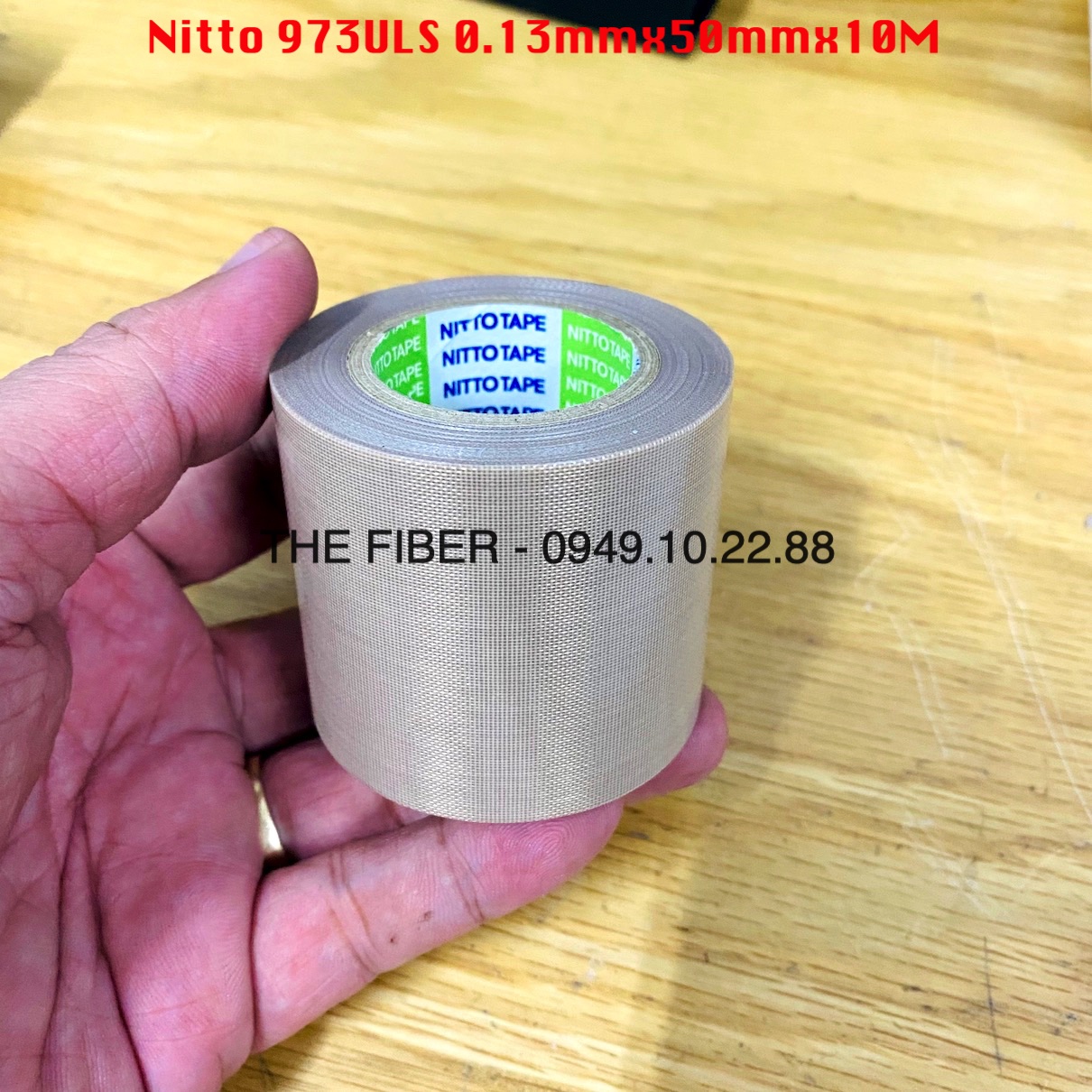 Băng keo chịu nhiệt Nitto 973UL-S (0.13mmx19mmx10M)