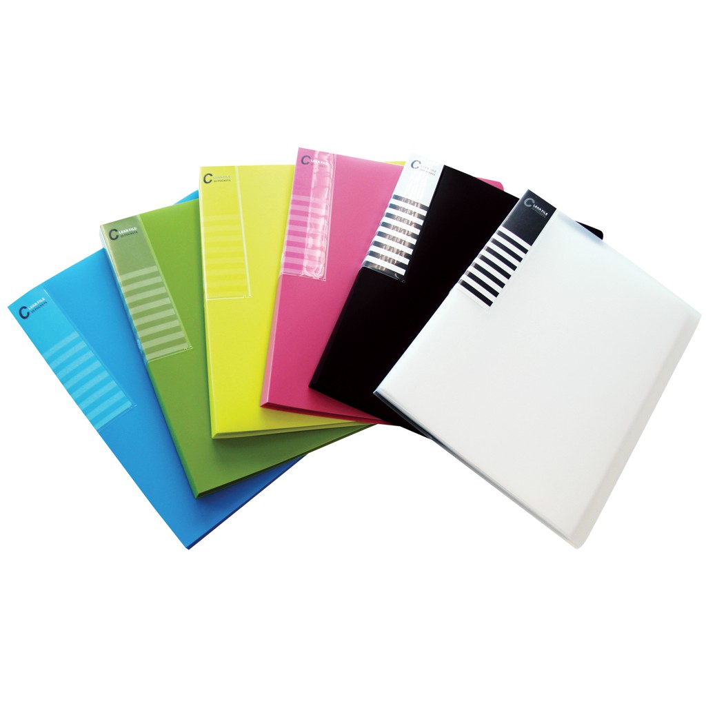 Bìa lá nhựa A4 PLUS  20/40/60 LÁ CLEAR FILE 3 lớp