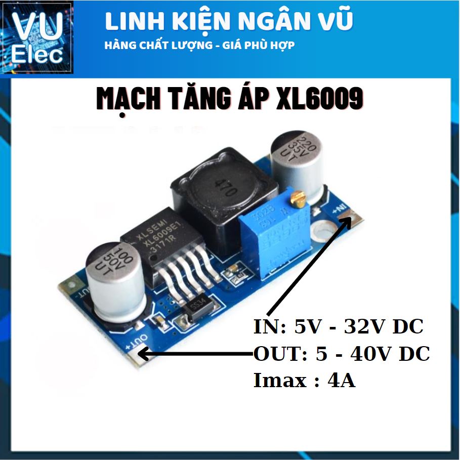 Module BOOST DC-DC XL6009 5-35V (Chiếc)