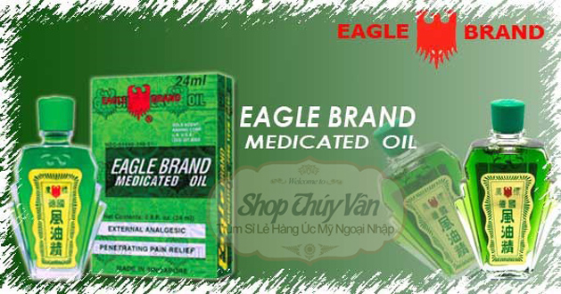 Eagle Brand Medicated Oil [Dầu gió xanh nhập Mỹ date mới]