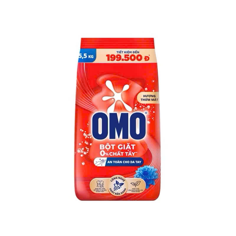 BỘT GIẶT TAY OMO 5,5Kg