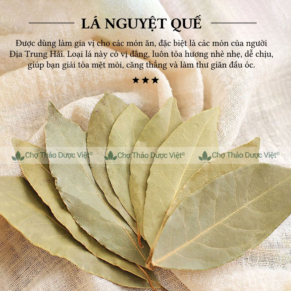 Lá nguyệt quế 100g, lá bay leaves và 20 loại gia vị hương thảo, húng quế, kinh giới, mùi tây, thì là