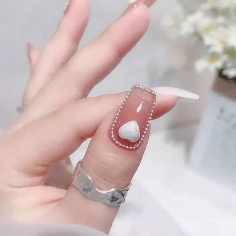 set dây bi trang trí móng tay nail