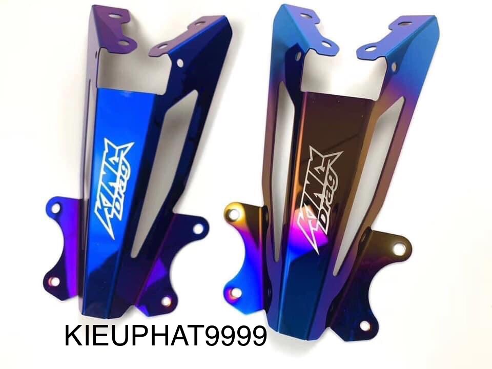 Pat Dè Sau Exciter 150 và Mxking Kiểu KingDrag inox Mạ Titan
