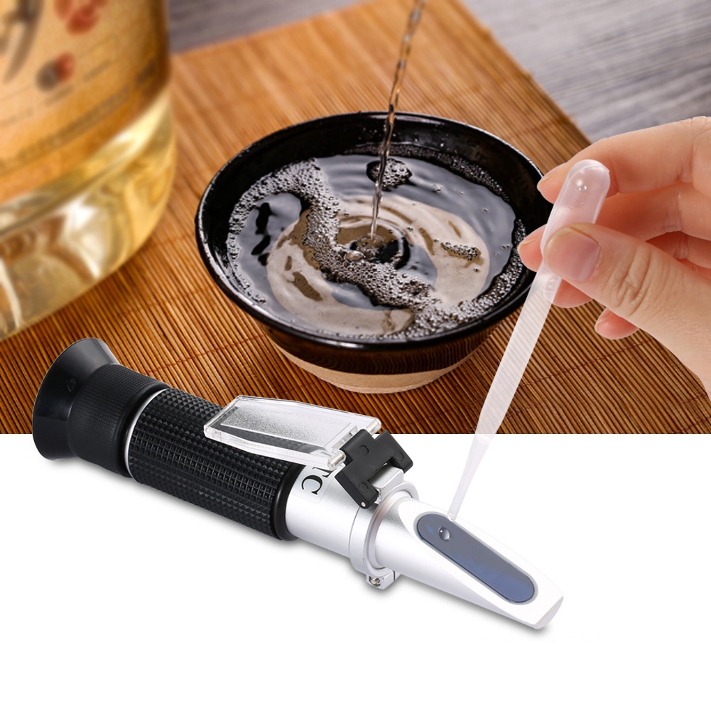 Khúc xạ kế đo nồng độ cồn 0-80 độ