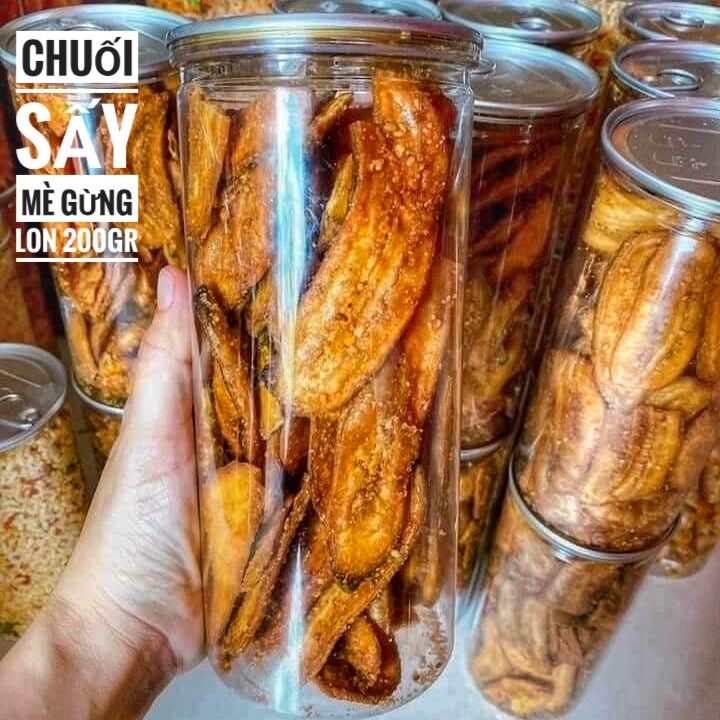 Chuối Sấy Mè Gừng.