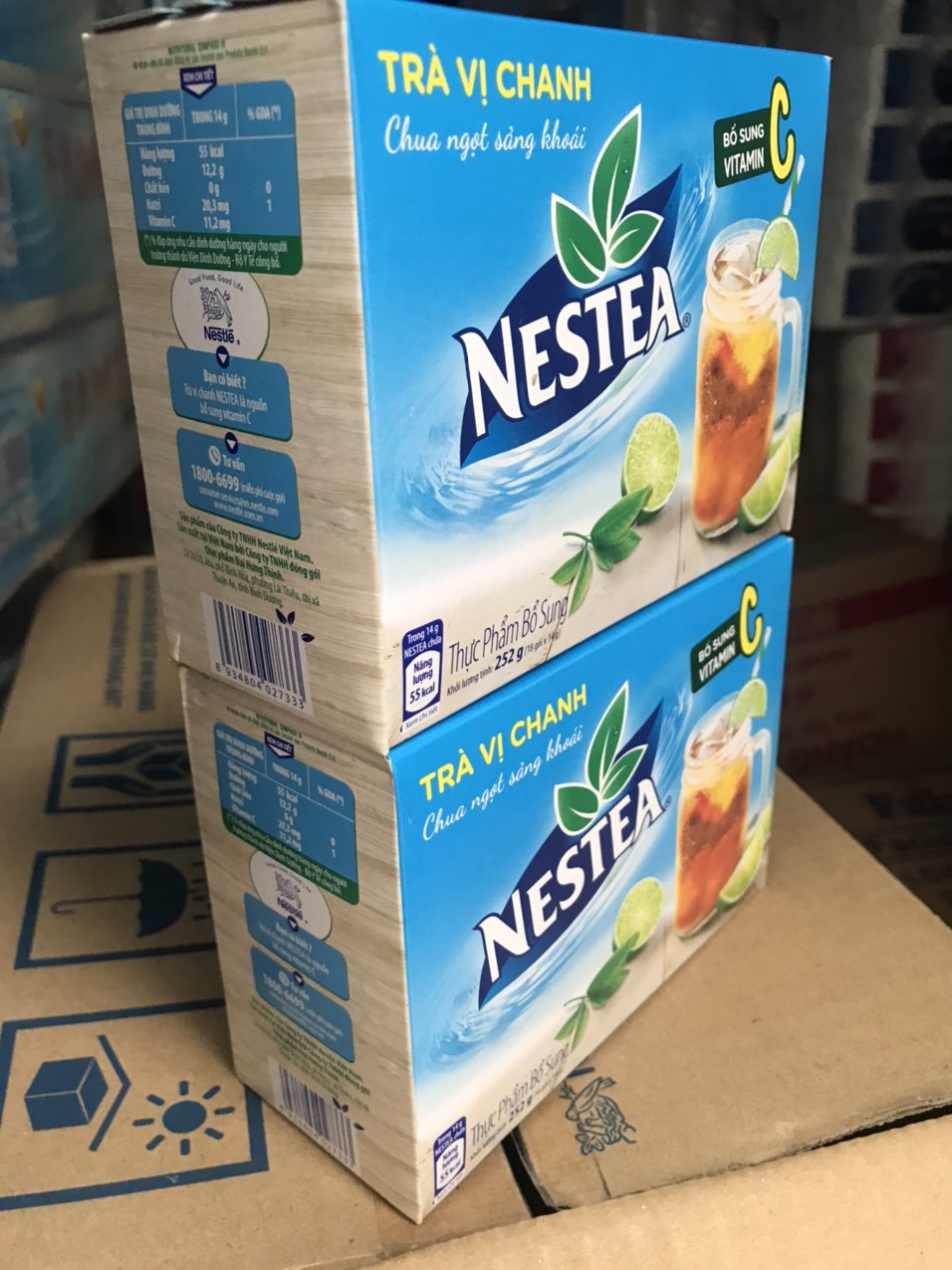 COMBO 2 hộp  Trà vị chanh Nestea hộp 252g