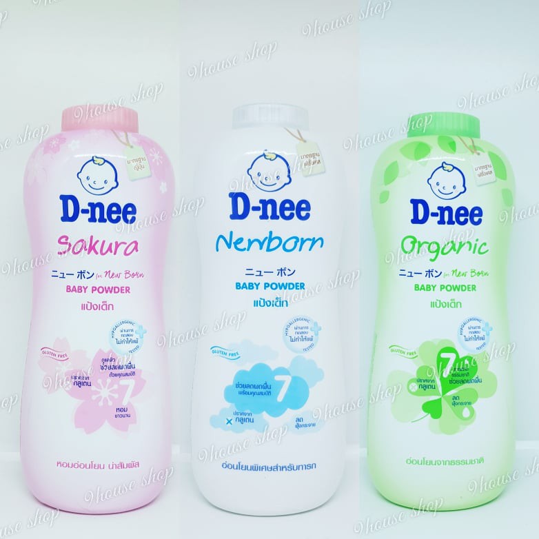 01 chai Phấn Rôm D-nee 350gram Thailand