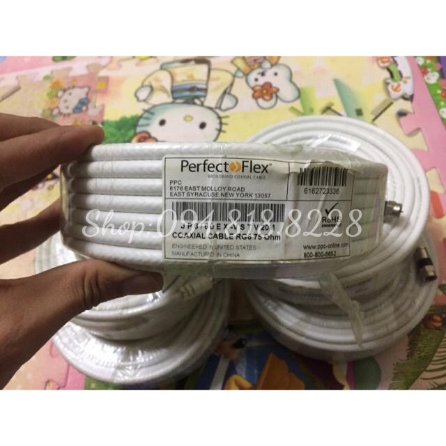 Dây cáp đồng trục RG6 K+