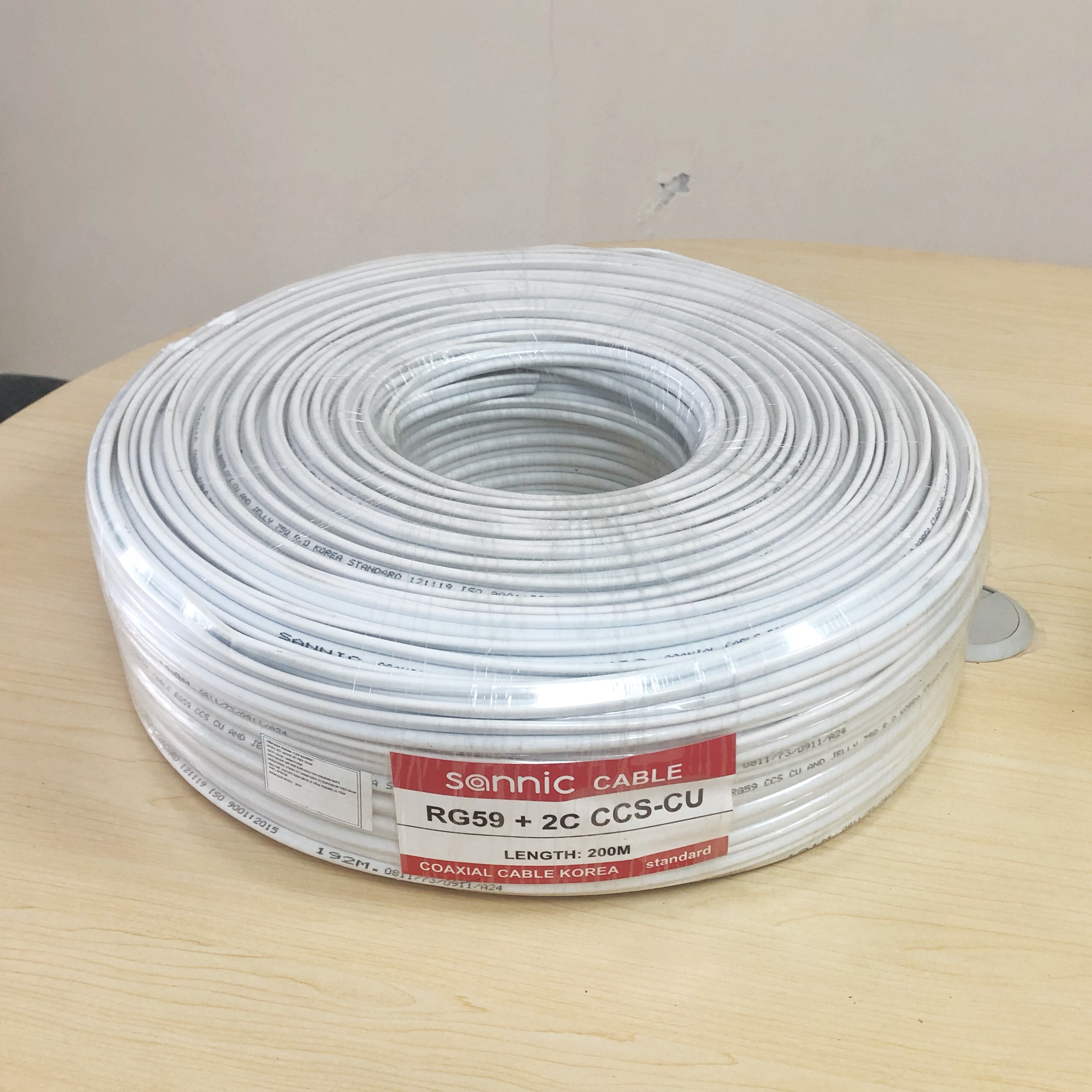 Dây cáp liền nguồn RG59 + 2C-CCS + CU SUNNY