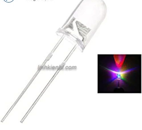 Led 7 màu led nhấp nháy5mm nháy chậm lktt
