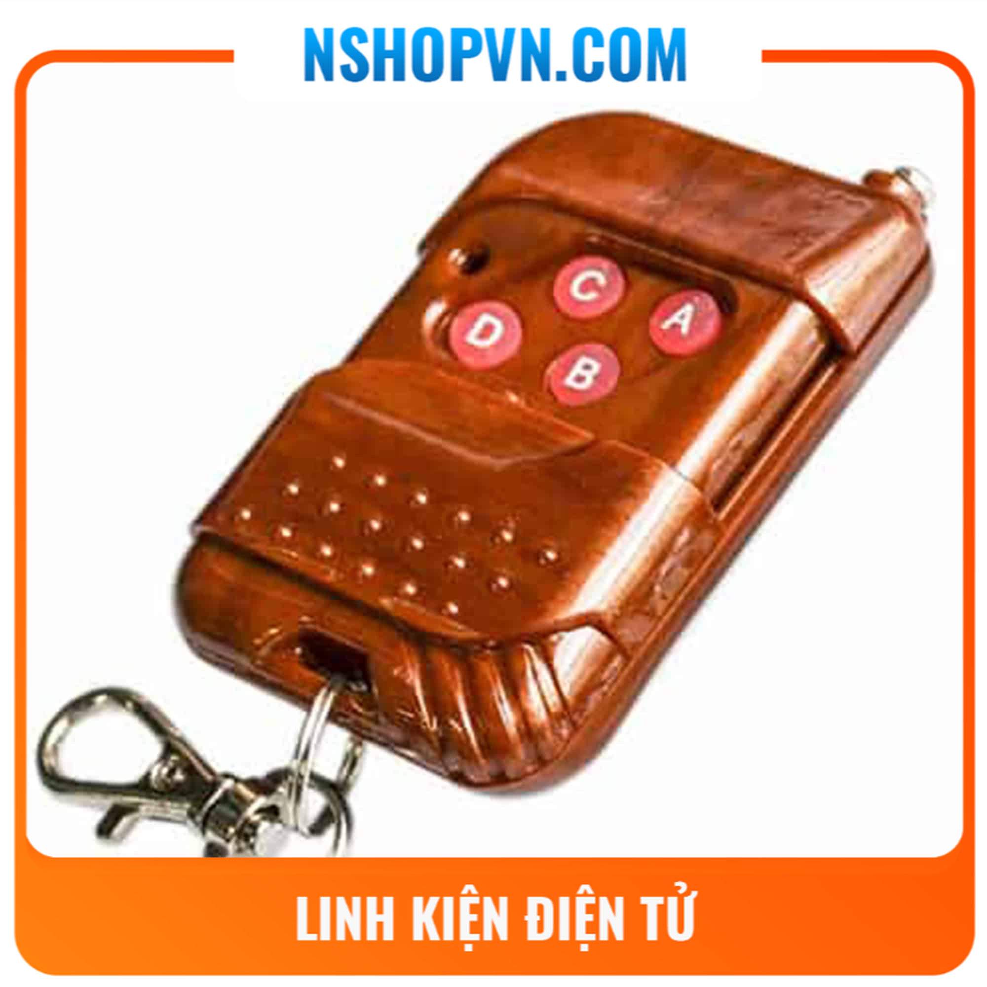 Remote 433Mhz 4 kênh ABCD mã hàn