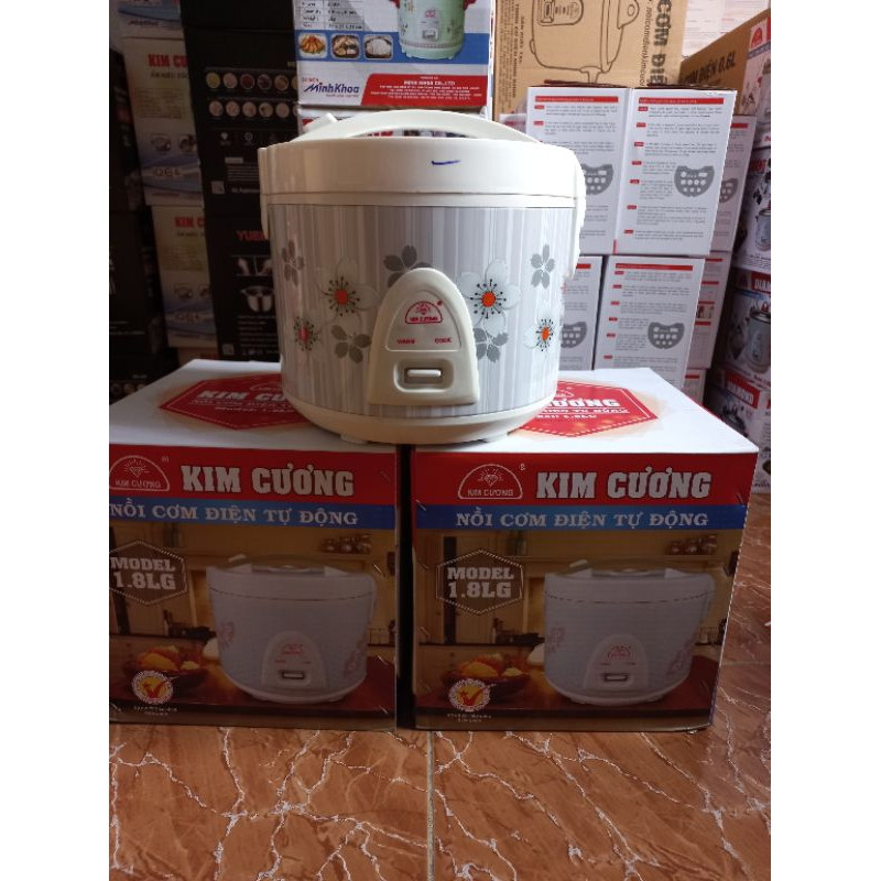 Nồi Cơm Điện Kim Cương 1.8 Lít  Gài (Bảo Hành Chính Hãng 12 Tháng)- (3-6 người ăn)