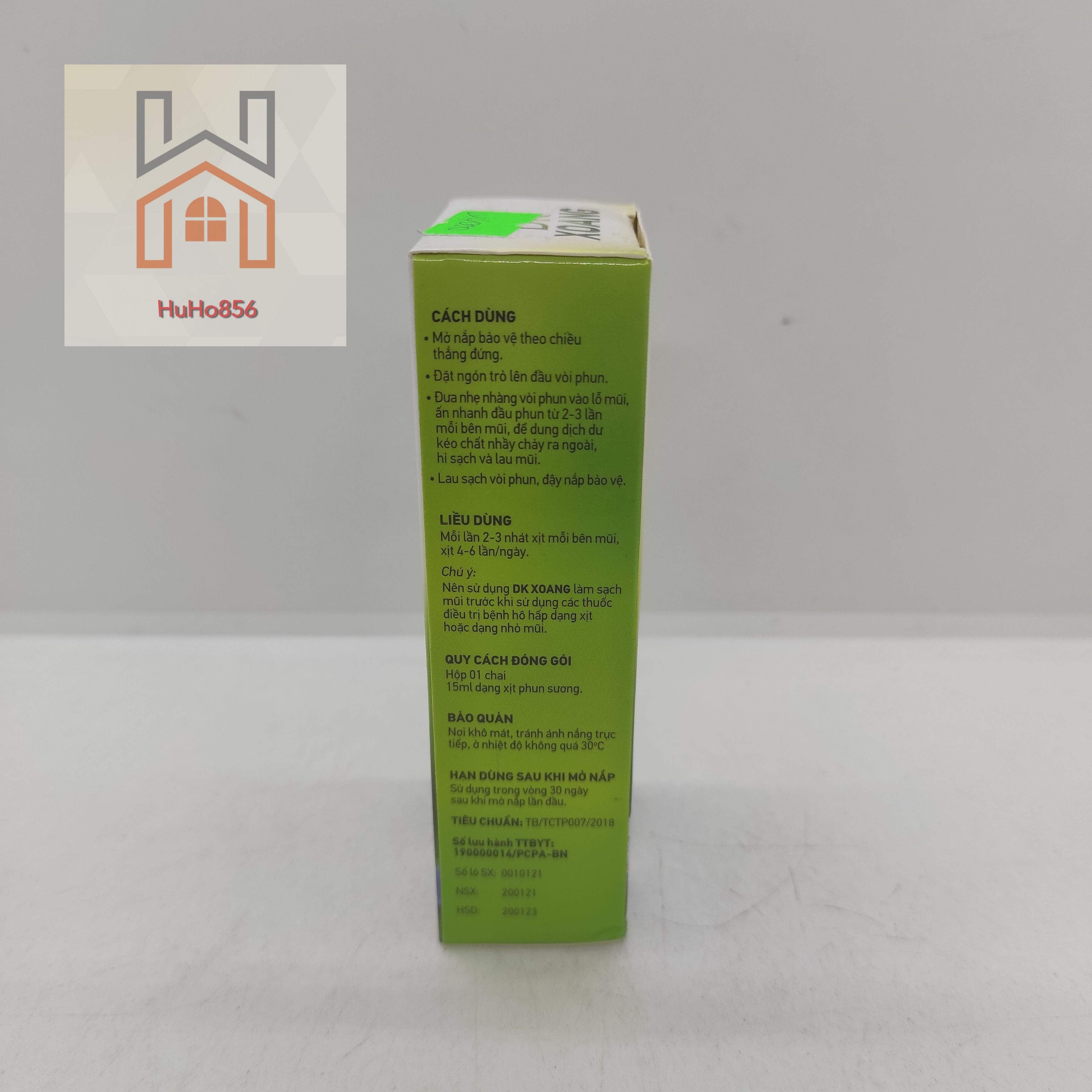 Dung Dịch Xịt Mũi DK Xoang - Lọ 15ml
