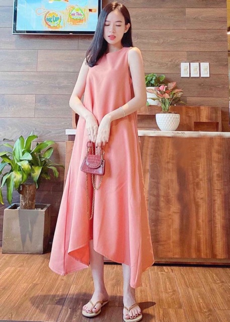 ĐẦM SUÔNG KHÔNG TAY (Có ảnh thật) MS 106