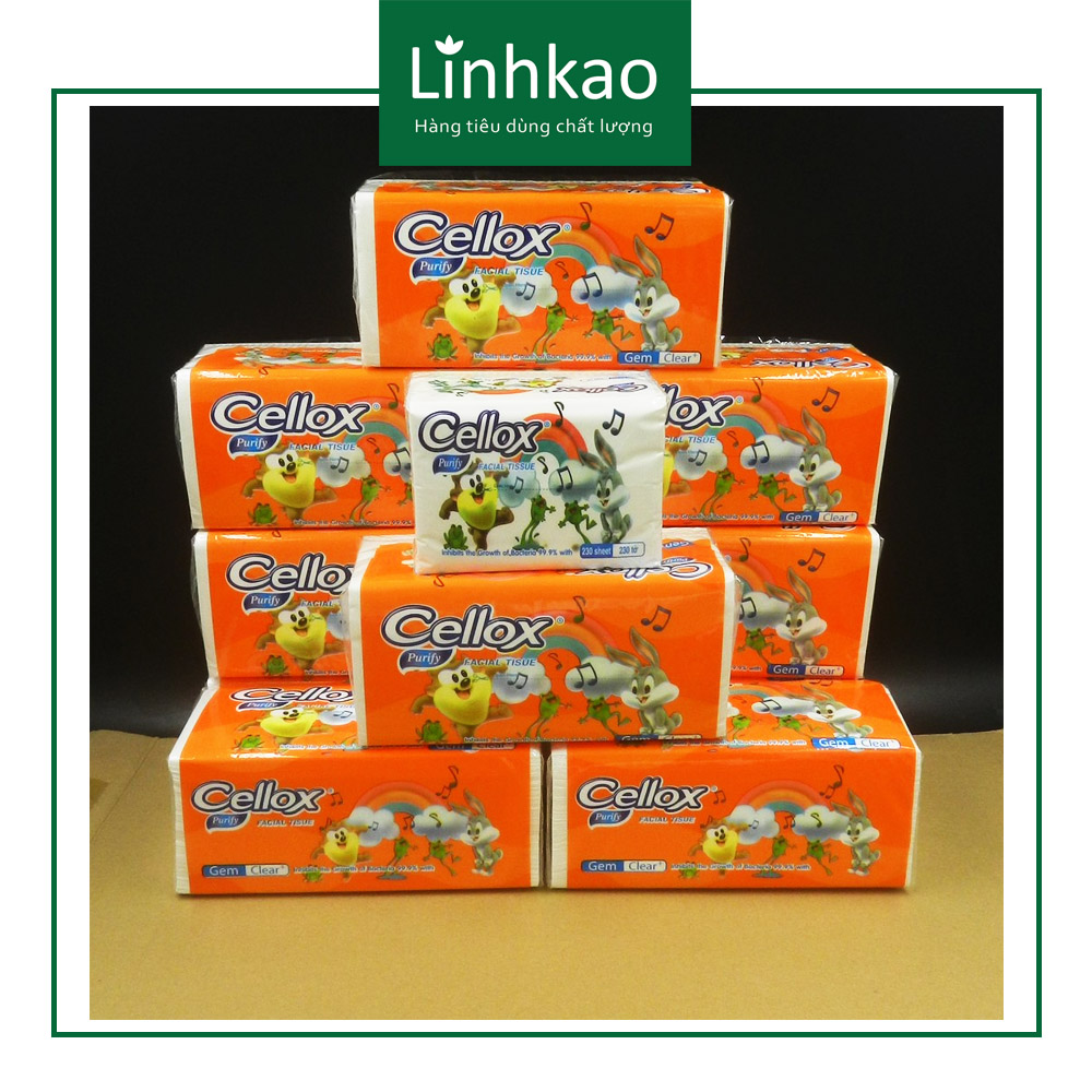 Khăn giấy rút cellox 260 tờ- 2 lớp