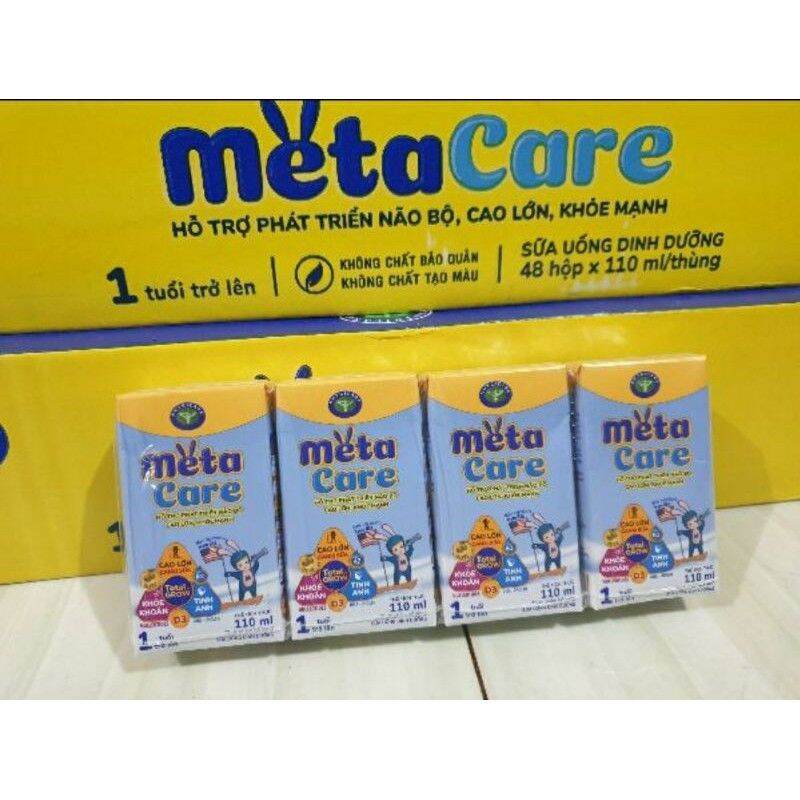 (Date mới) Thùng sữa pha sẵn Metacare Vàng 48 hộp 180ml