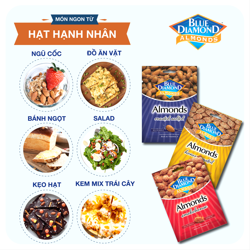 Blue Diamond Roasted Nut Mix - Mixed Nuts