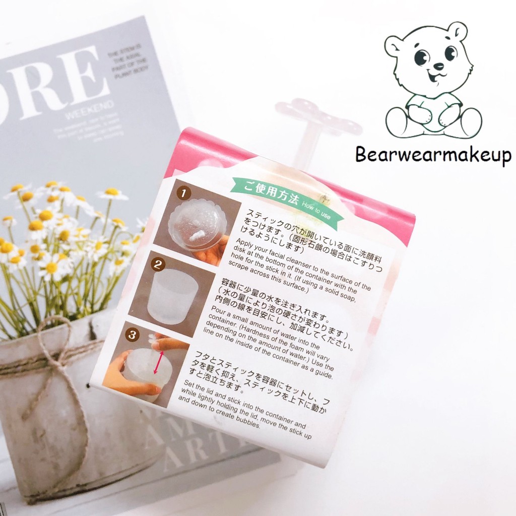 CỐC TẠO BỌT SỮA RỬA MẶT DAISO NHẬT BẢN