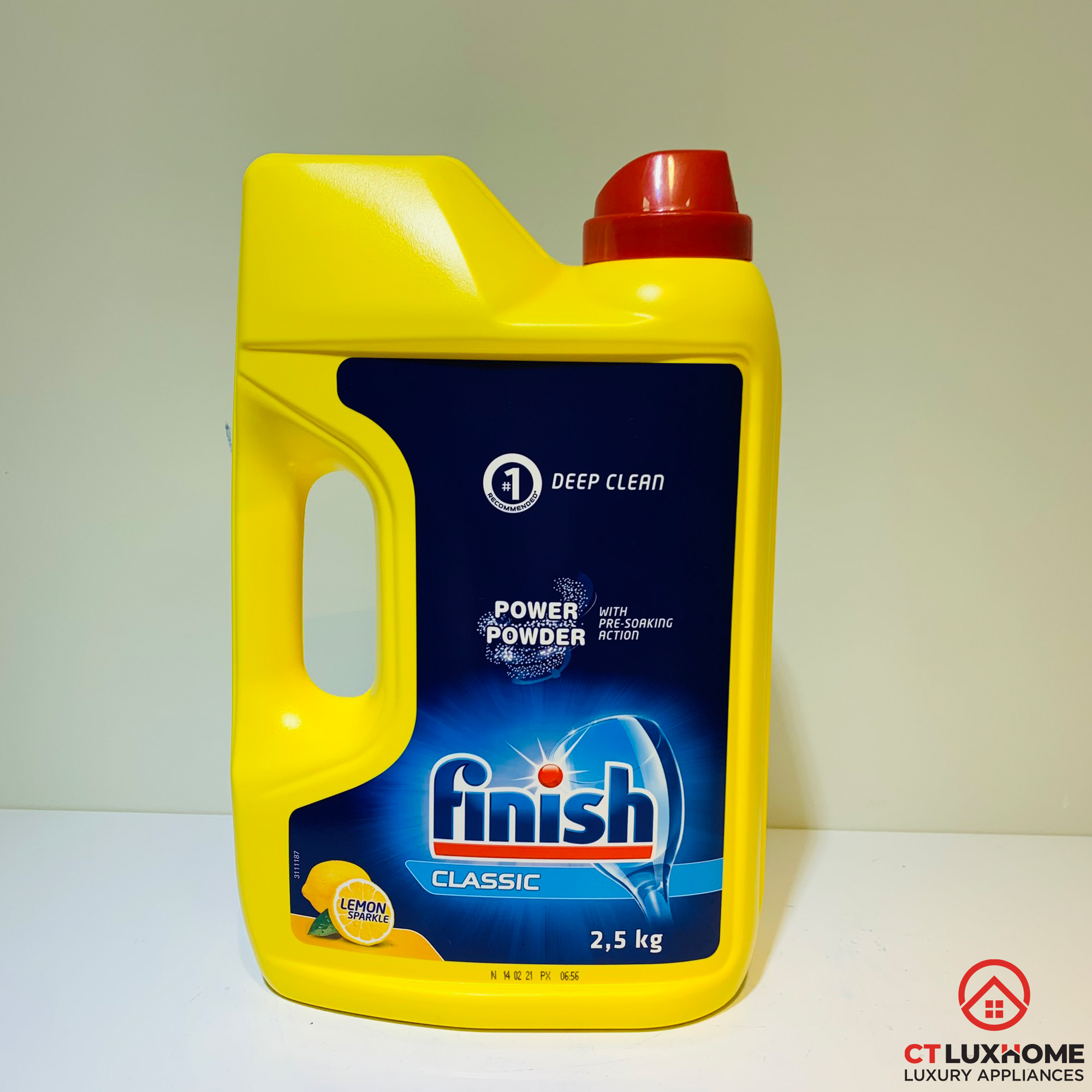 Bột rửa chén bát Finish Classic hương chanh 2.5kg