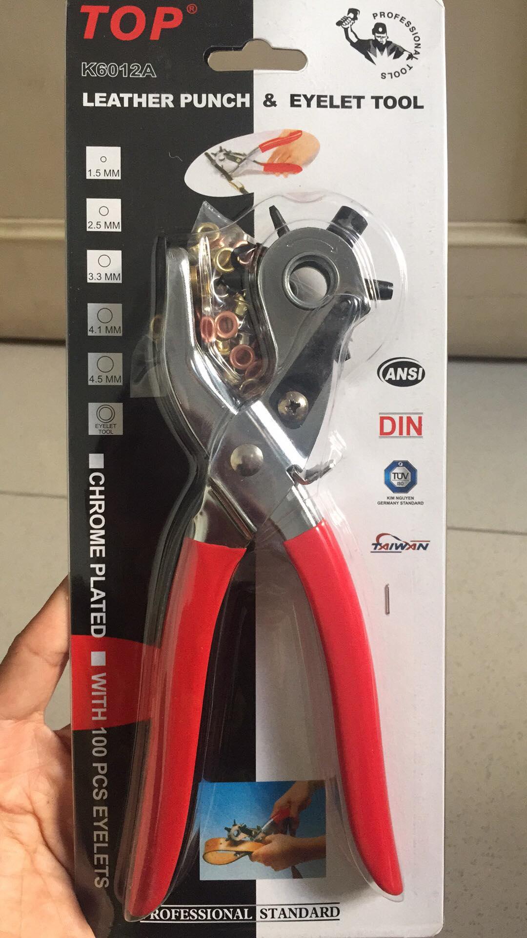 Kìm Bấm Lỗ, Dây Nịt (Kèm Khoen) hiệu TOP