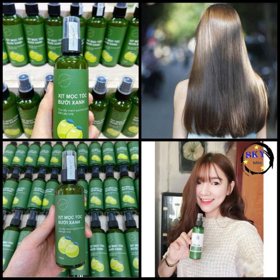 Tinh dầu bưởi xanh thích mọc tóc 100ml