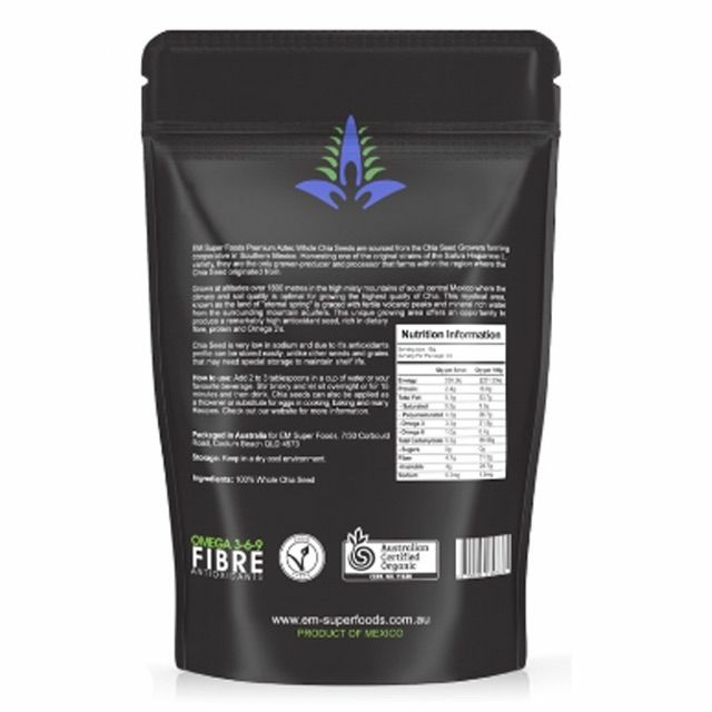 500g hạt chia túi đen