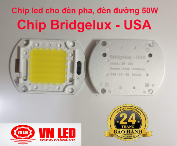 Chip led cho đèn pha đèn đường 50W Briglux của Mỹ