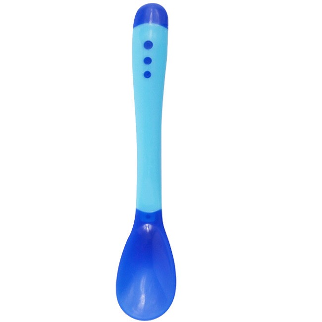Combo 3 thìa báo nóng silicon ăn dặm cho bé