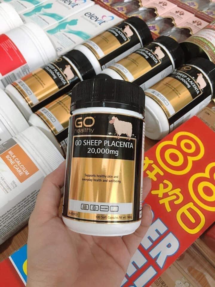 NHAU THAI CỪU GO PLACENTA 20,000MG - 100 Caps
